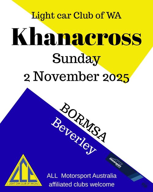Khanacross Round 5 — car meet in Perth, WA on Sunday 2 November 2025