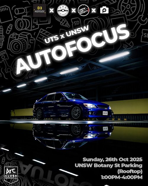 UTS x UNSW AUTOFOCUS — car meet in Sydney, NSW on Sunday 26 October 2025