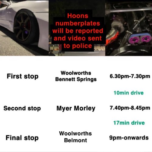 Car meet — car meet in Perth, WA on Monday 27 October 2025