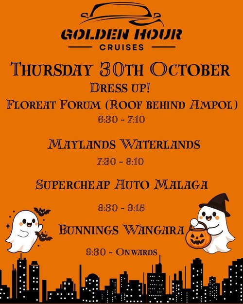 Thursday Night Cruise — car meet in Perth, WA on Thursday 30 October 2025