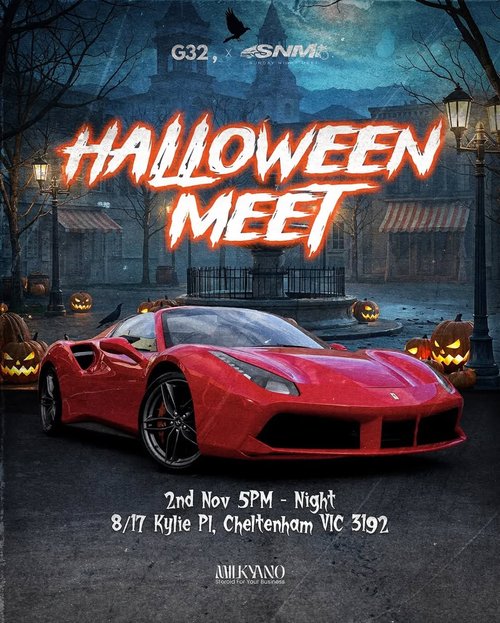 Halloween Meet — car meet in Melbourne, VIC on Sunday 2 November 2025