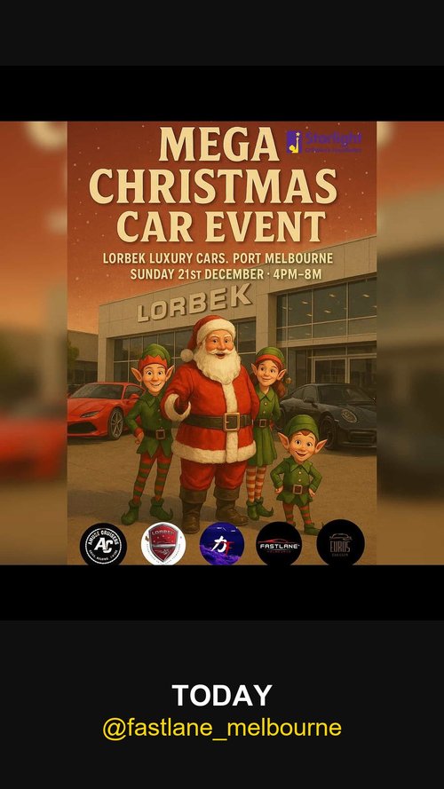 Mega Christmas Car Event — car meet in Melbourne, VIC on Sunday 21 December 2025