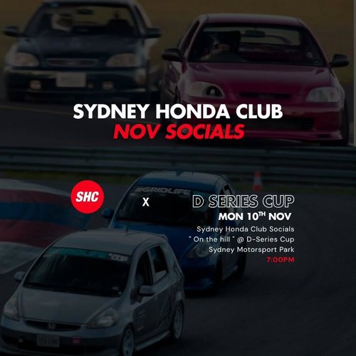 Sydney Honda Club Nov Socials — car meet in Sydney, NSW on Monday 10 November 2025