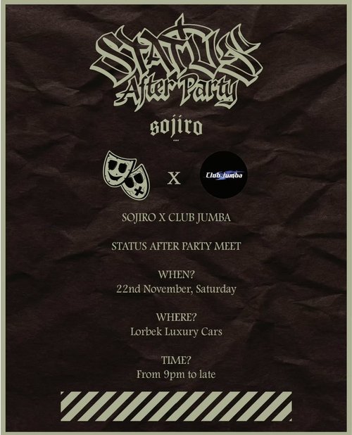 Status After Party Meet — car meet in Melbourne, VIC on Saturday 22 November 2025