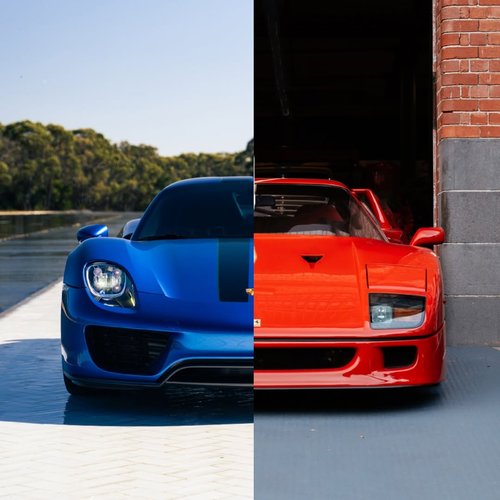 Porsche V Ferrari — car meet in Melbourne, VIC on Saturday 15 November 2025