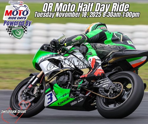 QR Moto Half Day Ride — track day in Brisbane, QLD on Tuesday 18 November 2025