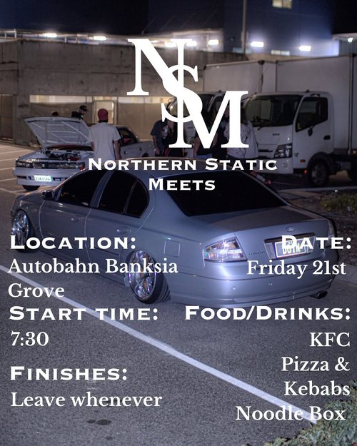 Northern Static Meets — car meet in Perth, WA on Friday 21 November 2025