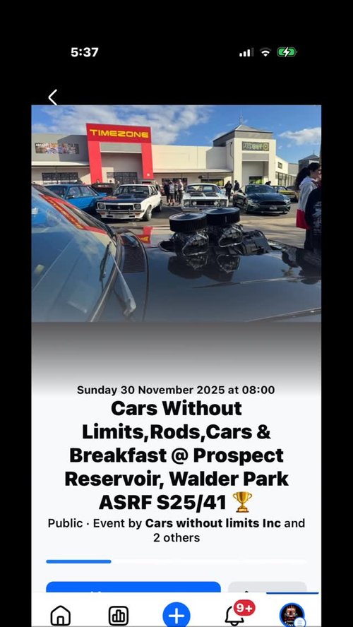 Cars Without Limits, Rods, Cars & Breakfast — car meet in Perth, WA on Sunday 30 November 2025