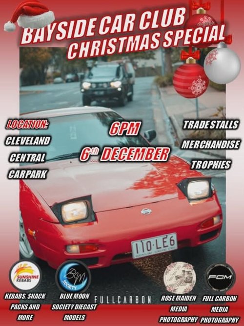 Bayside Car Club Christmas Special — car meet in Brisbane, QLD on Saturday 6 December 2025