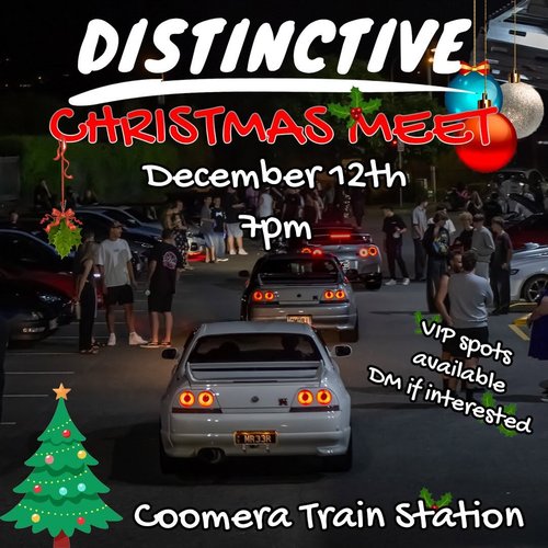 Distinctive Christmas Meet — car meet in Gold Coast, QLD on Friday 12 December 2025