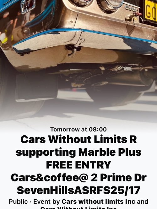 Cars Without Limits R supporting Marble Plus — car meet in Perth, WA on Sunday 7 December 2025