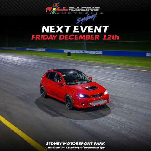 Roll Racing - The Final Send Off for 2025 — spectator event in Sydney, NSW on Friday 12 December 2025