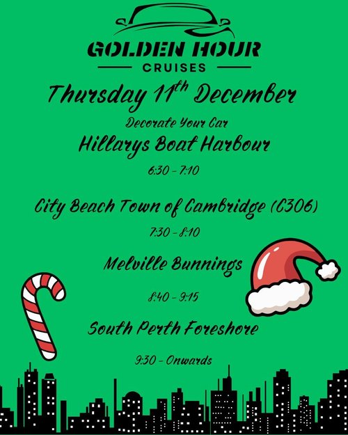 Thursday Night Cruise — car meet in Perth, WA on Thursday 11 December 2025