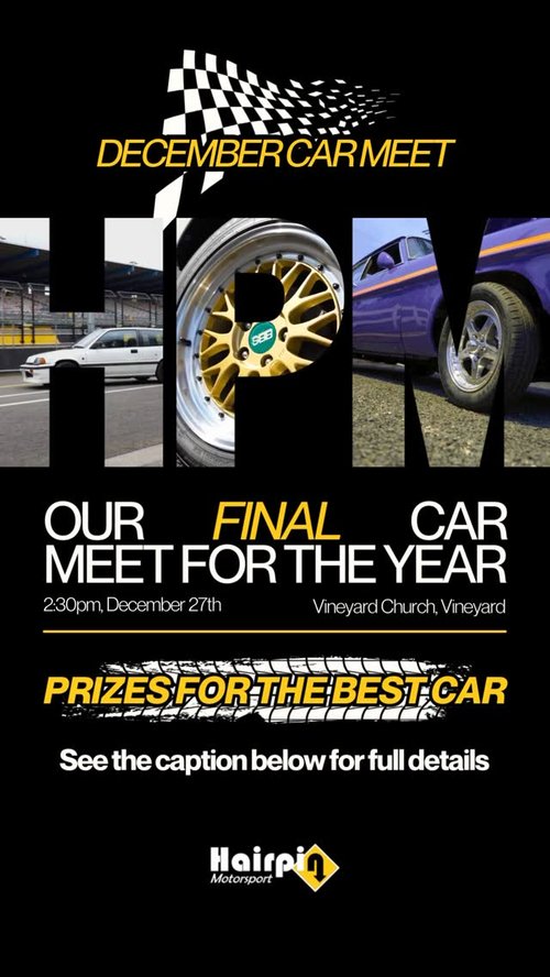 December Car Meet / Final Car Meet for the Year — car meet in Sydney, NSW on Saturday 27 December 2025