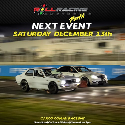 Next Event — spectator event in Perth, WA on Saturday 13 December 2025