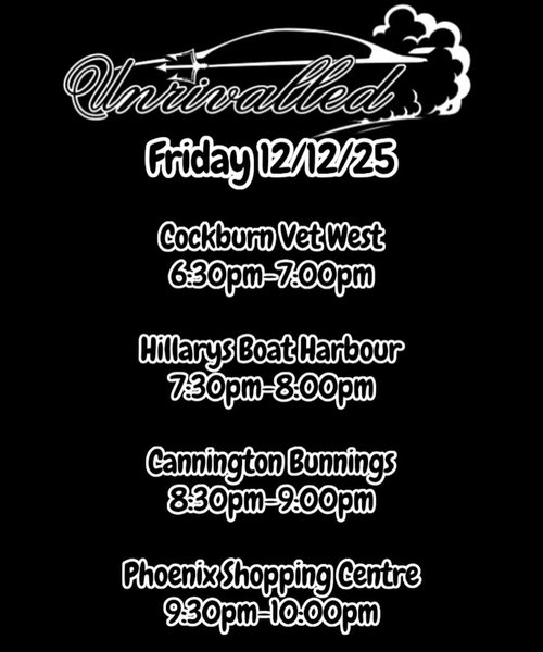 Friday Night Cruise — car meet in Perth, WA on Friday 12 December 2025