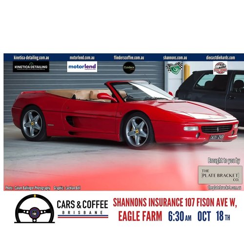 Cars & Coffee Brisbane — car meet in Brisbane, QLD on Saturday 18 October 2025