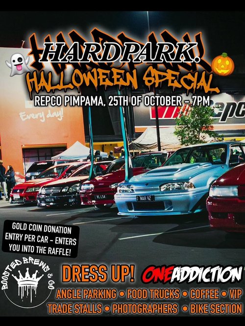 Hardpark Halloween Special — car meet in Gold Coast, QLD on Saturday 25 October 2025