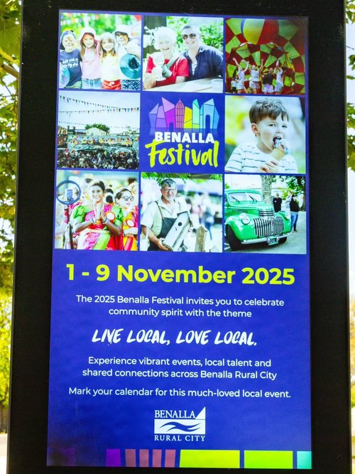 Benalla Festival 2025 — spectator event in Melbourne, VIC on Saturday 1 November 2025