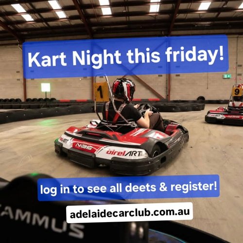 Adelaide Car Club Kart Night — P1 Edition! — track day in Adelaide, SA on Friday 7 November 2025