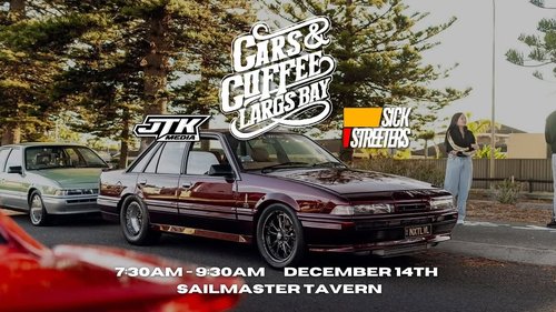 Cars & Coffee Largs Bay — Muscle car meet in Adelaide, SA on Sunday 14 December 2025