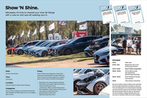 Show 'N Shine at N Festival 2025 — car meet in Melbourne, VIC on Sunday 23 November 2025