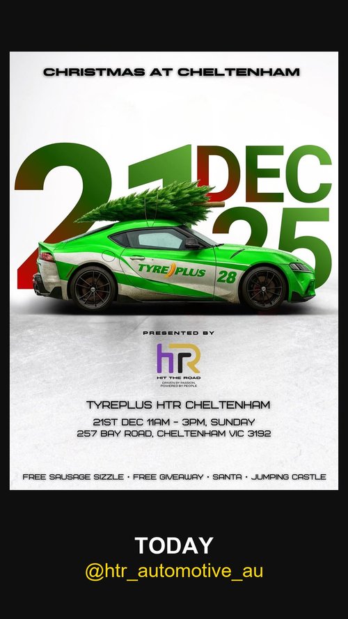 Christmas at Cheltenham — car meet in Melbourne, VIC on Sunday 21 December 2025