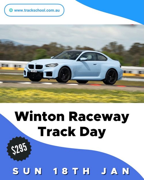 Winton Raceway Track Day — track day in Melbourne, VIC on Sunday 18 January 2026