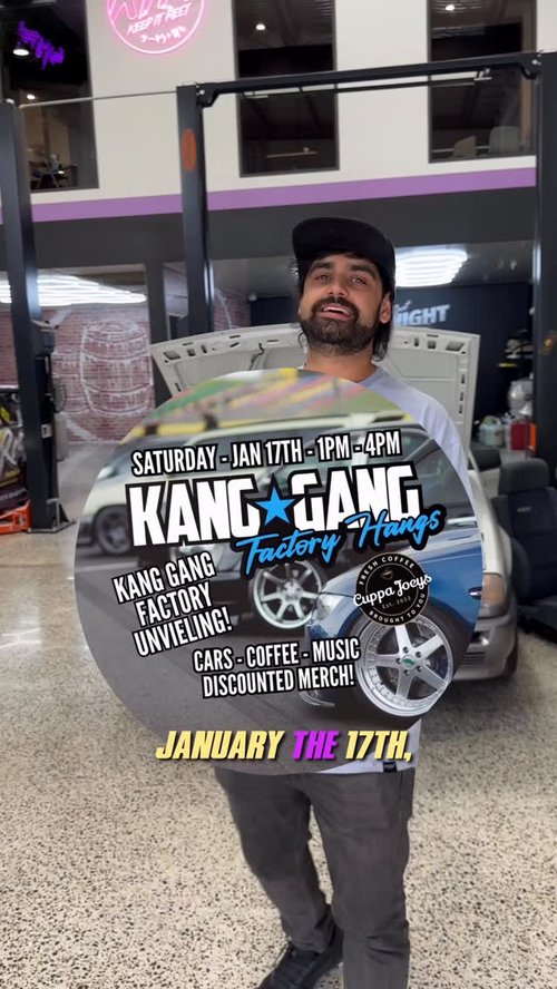 Kang Gang Factory Hangs — car meet in Adelaide, SA on Saturday 17 January 2026