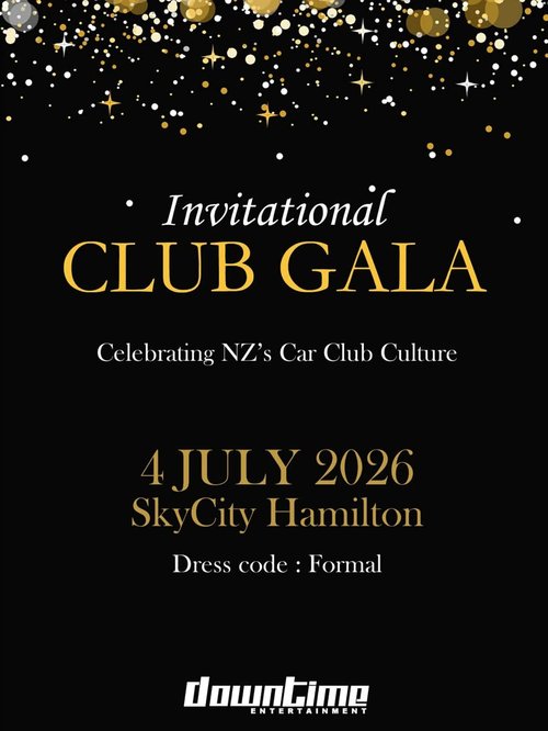 Invitational Club Gala — car meet in International on Saturday 4 July 2026