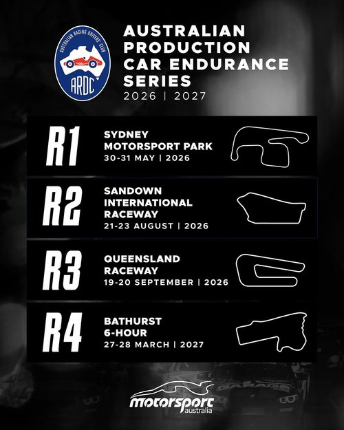 Australian Production Car Endurance Series 2026-2027 - WA