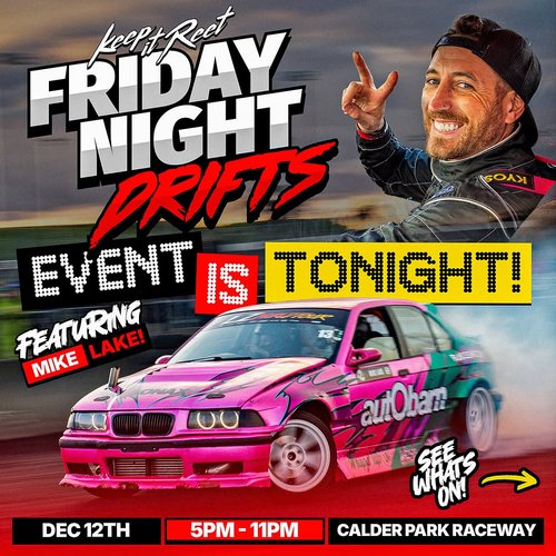 Friday Night Drifts — car meet in Melbourne, VIC on Friday 12 December 2025
