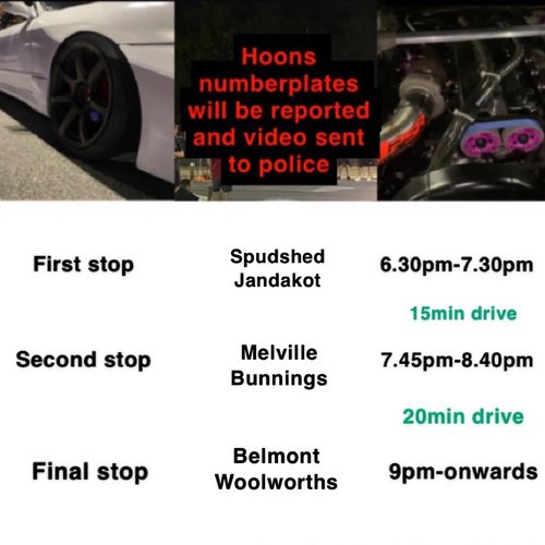 Monday Meet & Cruise — car meet in Perth, WA on Monday 15 December 2025