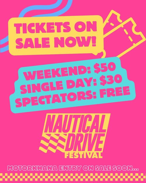 Nautical Drive Festival 2026 — spectator event in Perth, WA on Thursday 1 January 2026