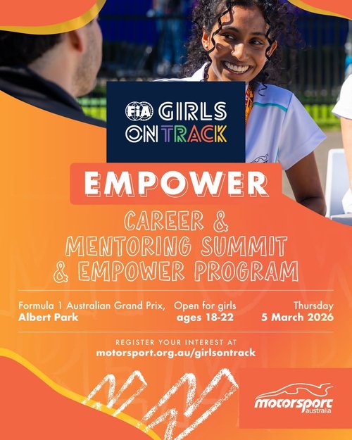 FIA Girls on Track - Career & Mentoring Summit & Empower Program — car meet in Melbourne, VIC on Thursday 5 March 2026