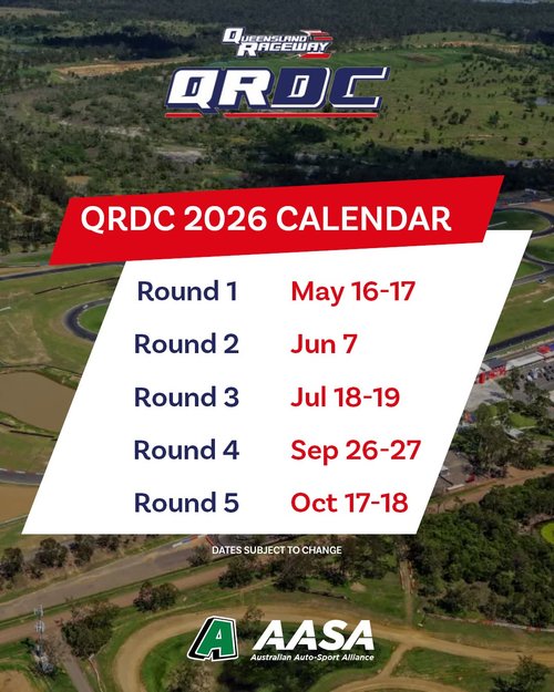 QRDC 2026 Championship Calendar - QLD