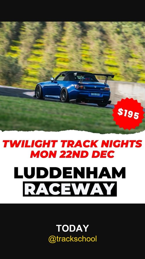 Twilight Track Nights — track day in Sydney, NSW on Monday 22 December 2025