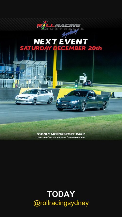 Roll Racing Sydney — spectator event in Sydney, NSW on Saturday 20 December 2025