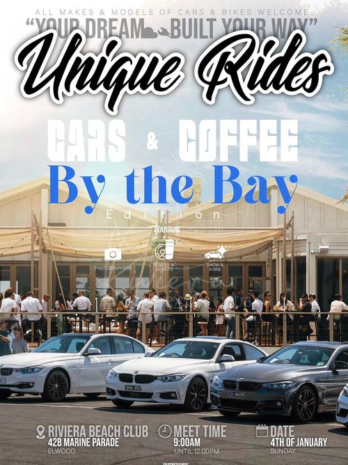 Unique Rides - Cars & Coffee By the Bay — car meet in Melbourne, VIC on Sunday 4 January 2026