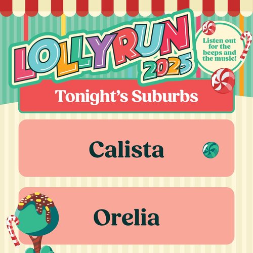 Lolly Run 2025 — car meet in Perth, WA on Friday 19 December 2025