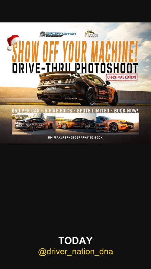 Sunset Xmas Edition Drive-Thru Photoshoot — car meet in Brisbane, QLD on Saturday 20 December 2025