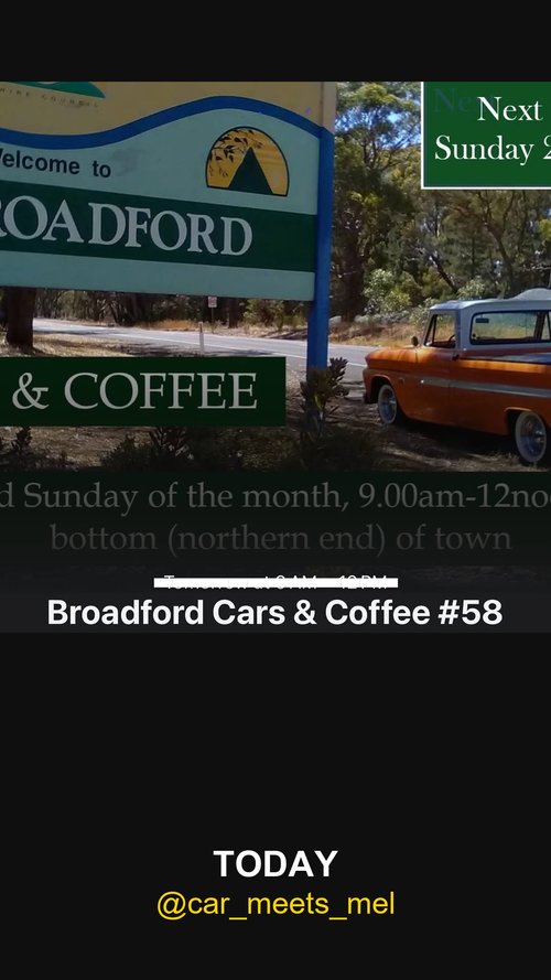 Broadford Cars & Coffee #58 — car meet in Melbourne, VIC on Sunday 21 December 2025