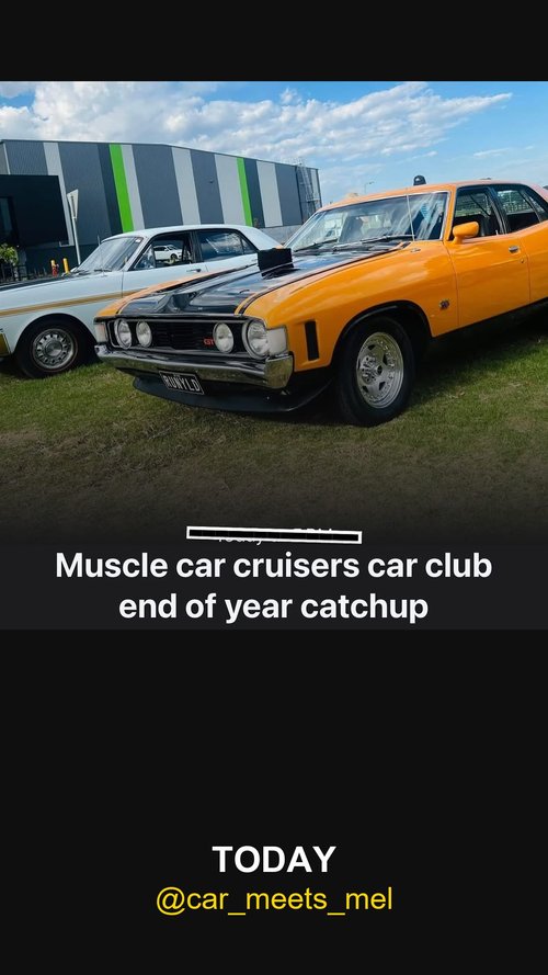 End of year catchup — car meet in Melbourne, VIC on Saturday 27 December 2025