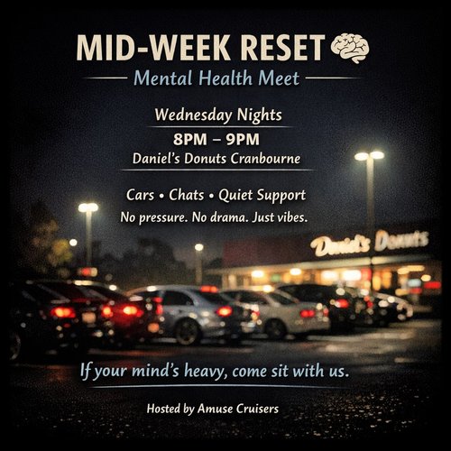 MID-WEEK RESET — car meet in Melbourne, VIC on Wednesday 28 January 2026