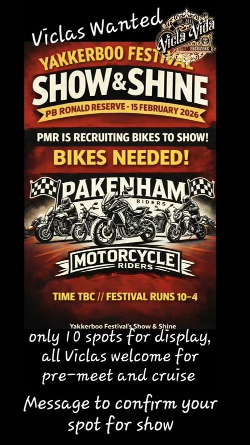 Yakkerboo Festival Show & Shine — car meet in Melbourne, VIC on Sunday 15 February 2026