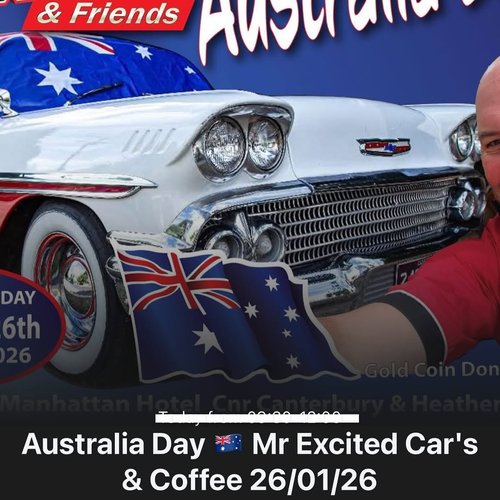 Mr Excited Car's & Coffee — Classic/Muscle car meet in Melbourne, VIC on Monday 26 January 2026