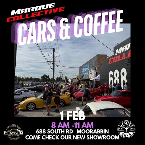Cars & Coffee — car meet in Melbourne, VIC on Sunday 1 February 2026