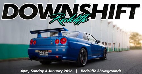 Downshift Redcliffe — car meet in Brisbane, QLD on Sunday 4 January 2026