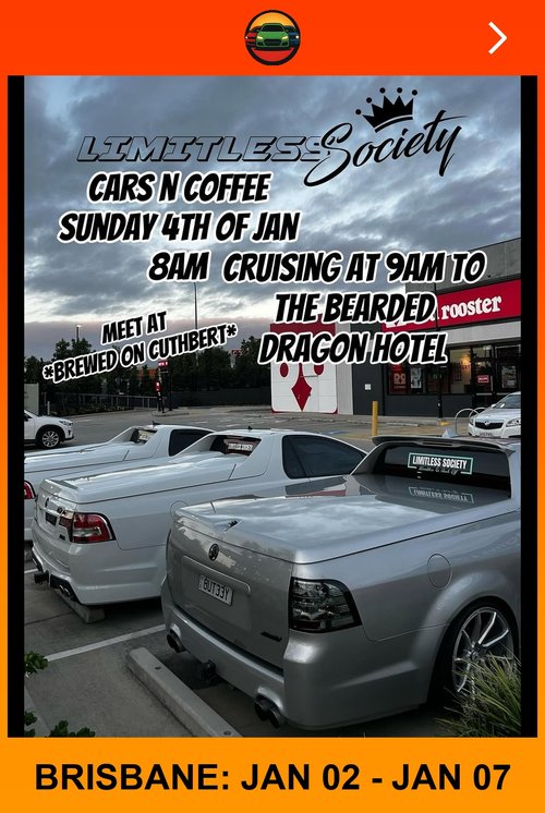 Cars N Coffee — car meet in Brisbane, QLD on Sunday 4 January 2026