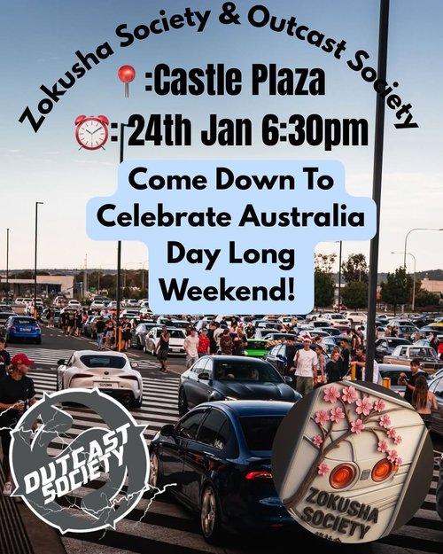 Australia Day Long Weekend Car Meet — JDM/Muscle car meet in Adelaide, SA on Saturday 24 January 2026